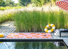 Marimekko Teppich in/outdoor Unikko 434302 Pink-Orange