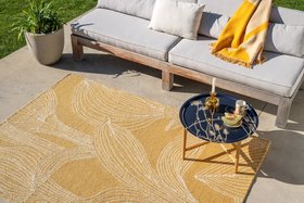 Marimekko Teppich in/outdoor Kukat Puhkeavat Straw 434106