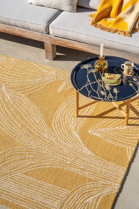 Marimekko Teppich in/outdoor Kukat Puhkeavat Straw 434106