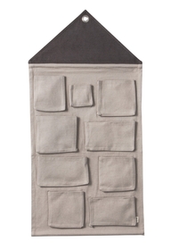 Ferm Living House Wall Storage grey