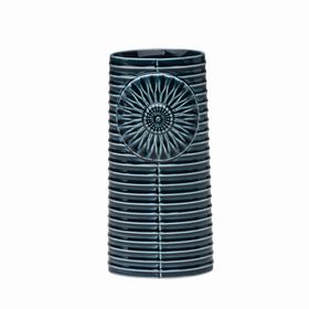 Pipanella Lines Oval petrol Vase Dottir