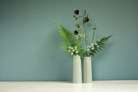 Pipanella Dot celadon Vase medium Dottir