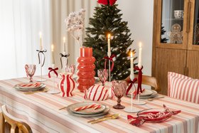 Fröhlicher Weihnachtszauber in Rot & Weiß