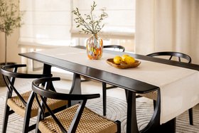 Mit Leinen einrichten