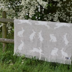 Hare Rabbit Pure Wool Throw
