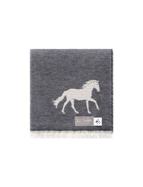 Black Horse Pure Cotton Throw