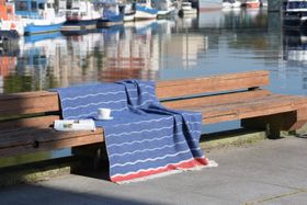 Waves Recycled Wool Throw