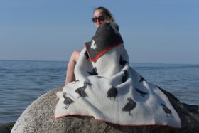 Puffin Wool Blanket