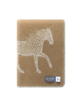 Dot Horse Wool Blanket