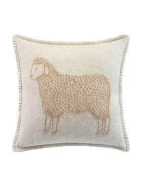 Brown Dot Sheep Cushion