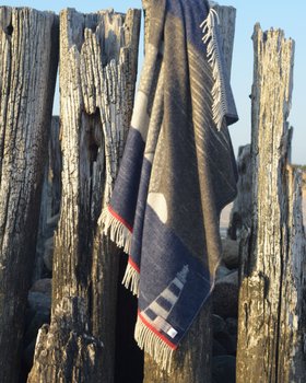 Lighthouse Wool Throw