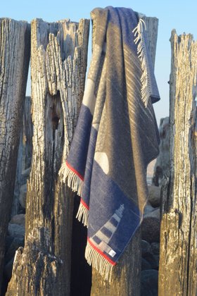 Lighthouse Wool Throw