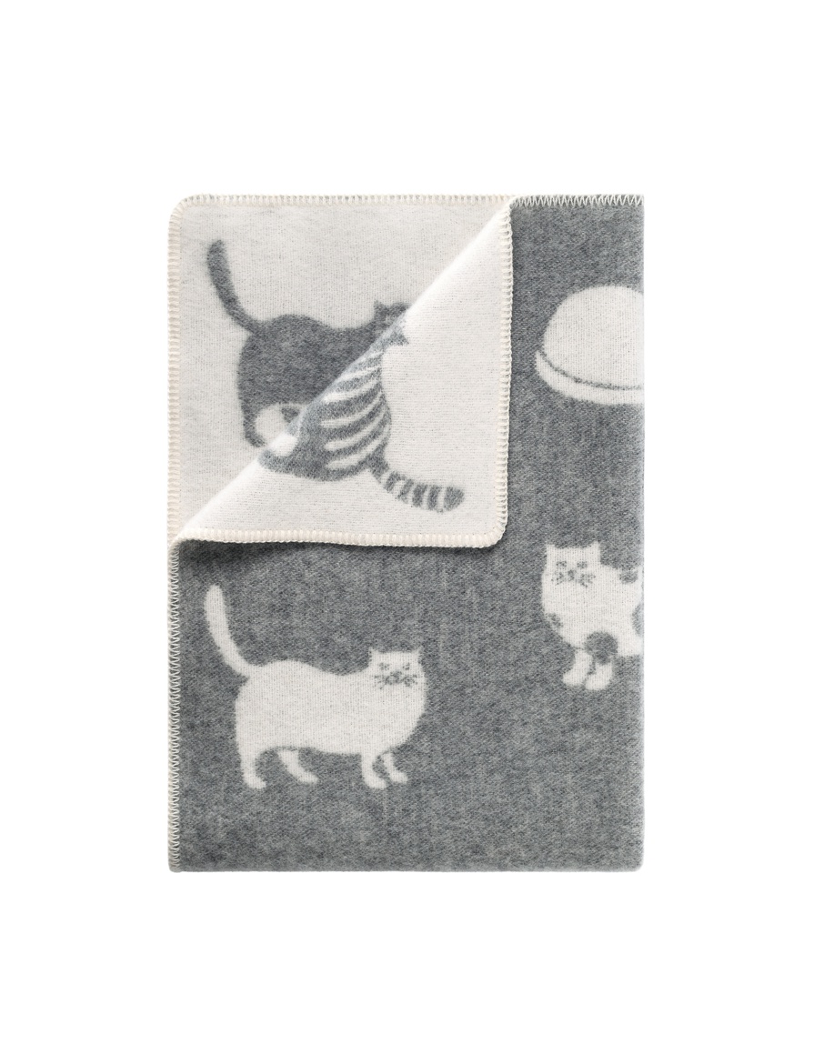 Cat Small Wool Blanket