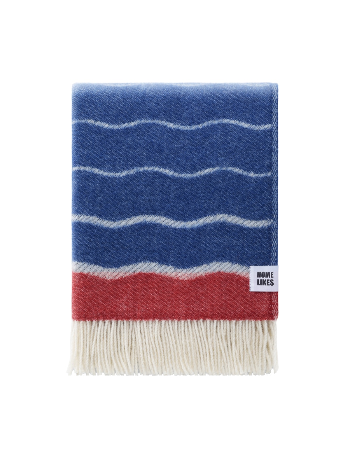 Waves Recycled Wool Throw