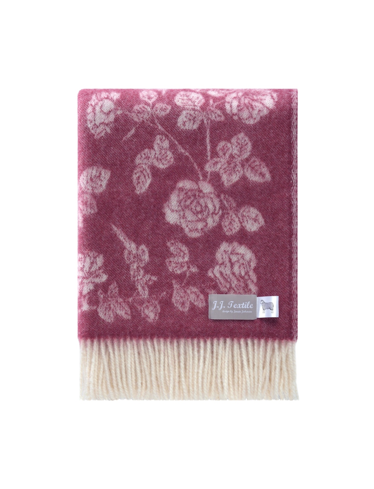 Rose Wool Throw