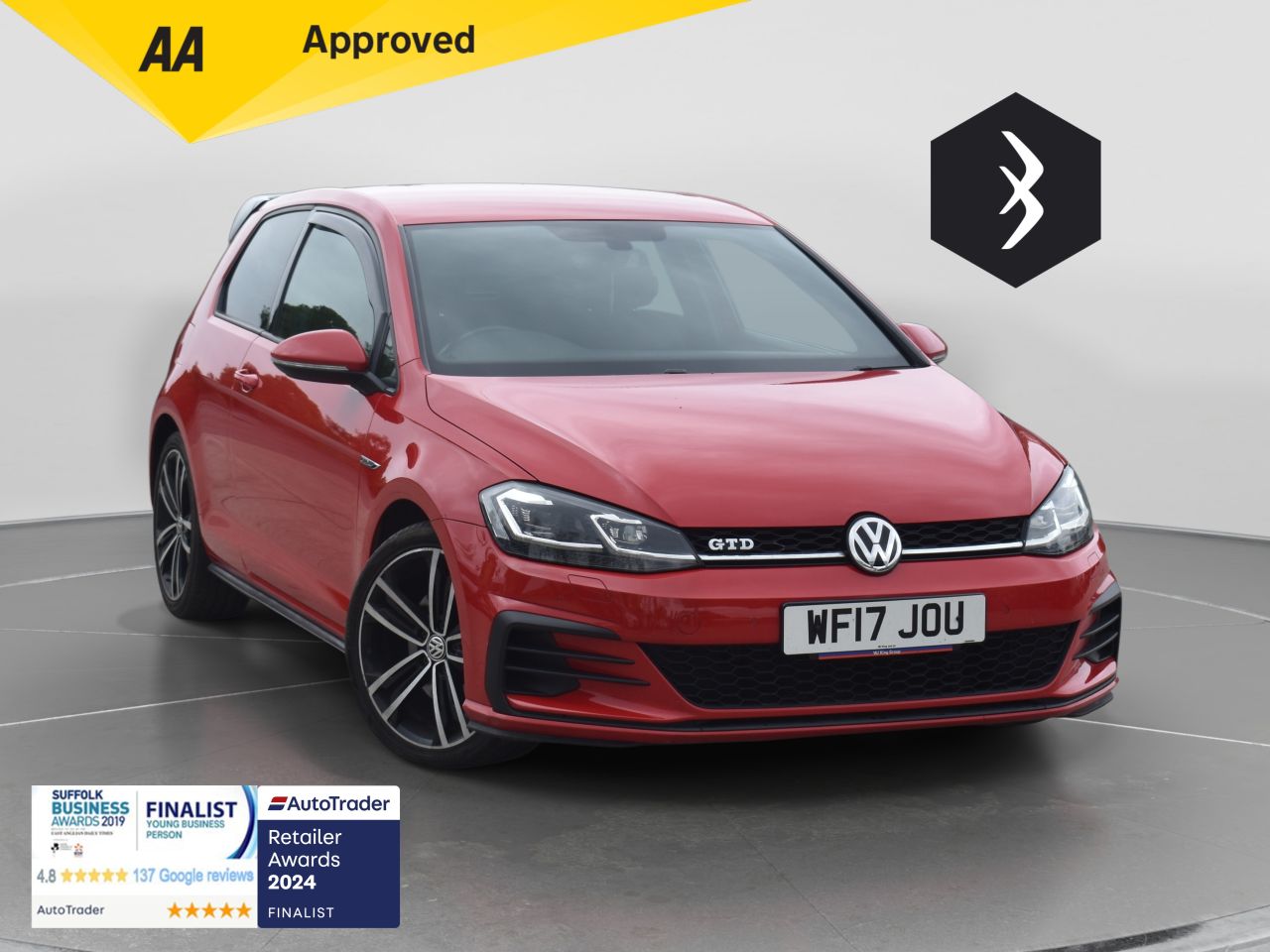 2017 VOLKSWAGEN GOLF for sale