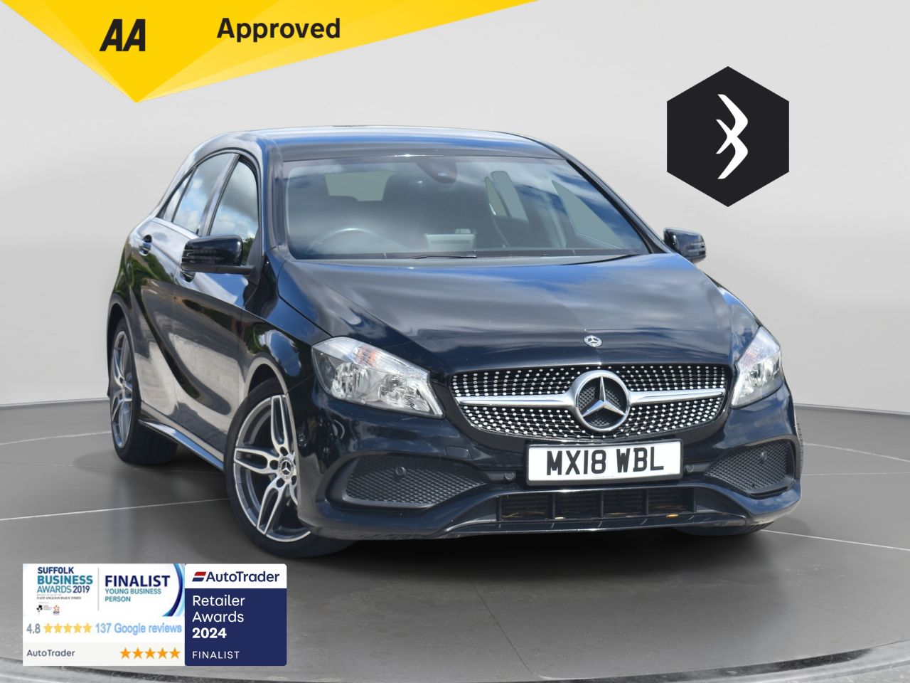 2018 MERCEDES-BENZ A CLASS for sale