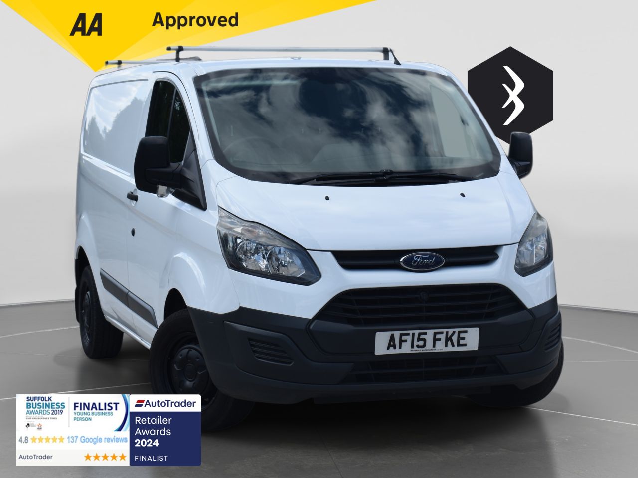 2015 FORD TRANSIT CUSTOM for sale