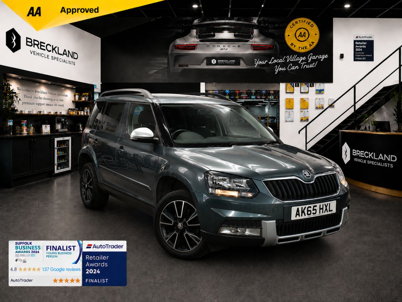 2015 SKODA YETI for sale