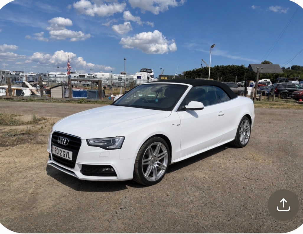 2012 AUDI A5 CABRIOLET for sale