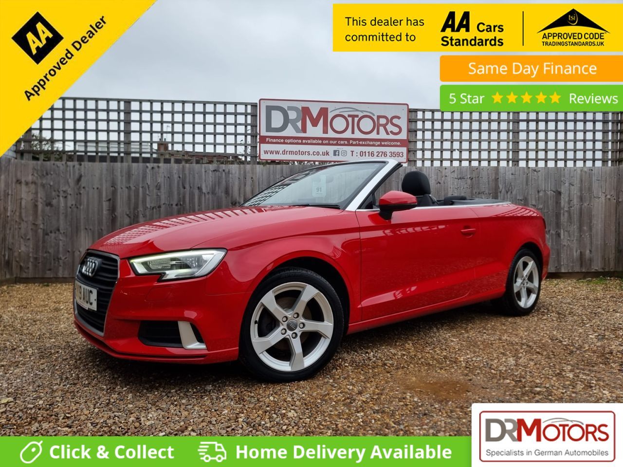 2019 AUDI A3 CABRIOLET for sale