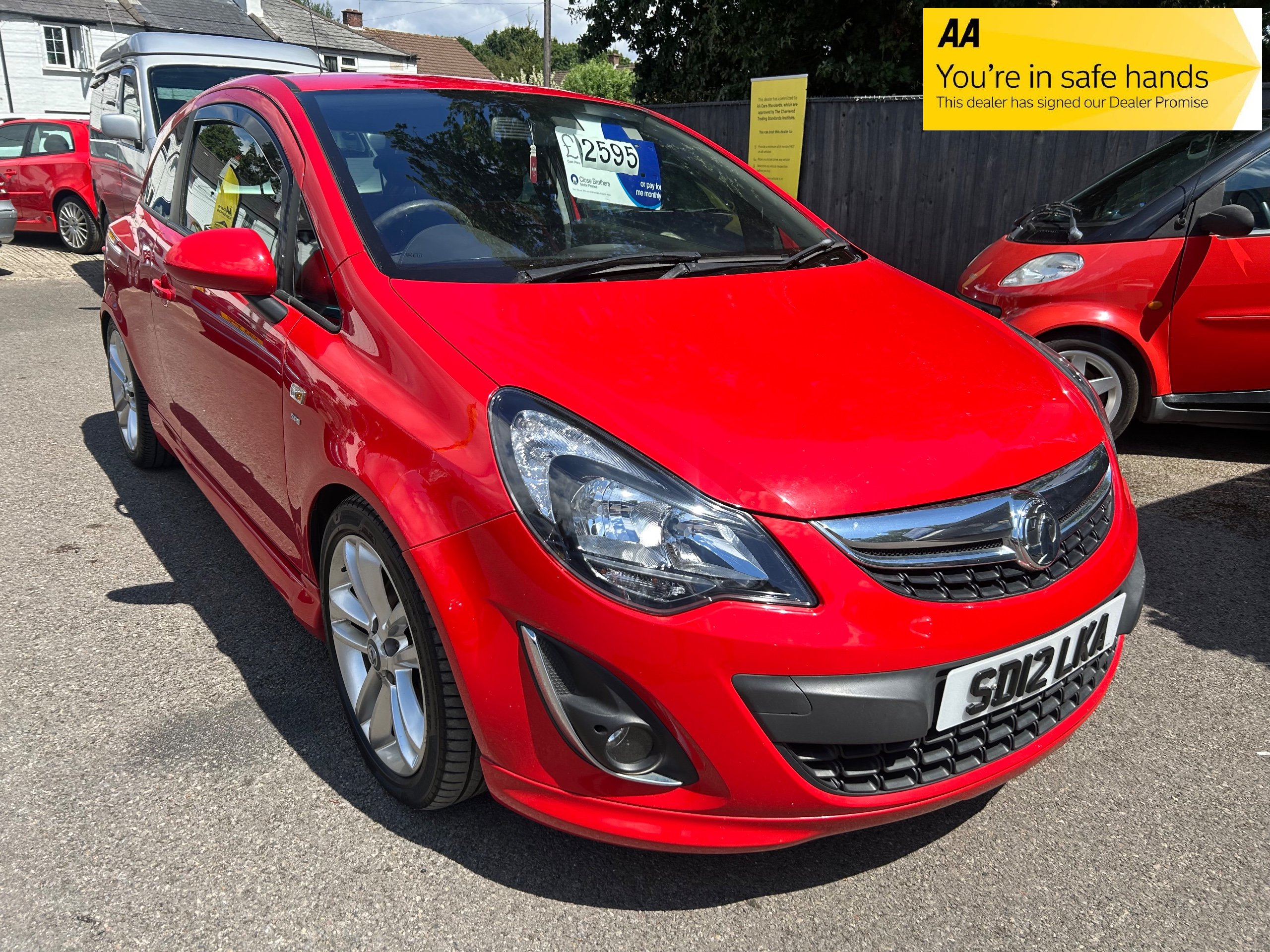 2012 VAUXHALL CORSA for sale