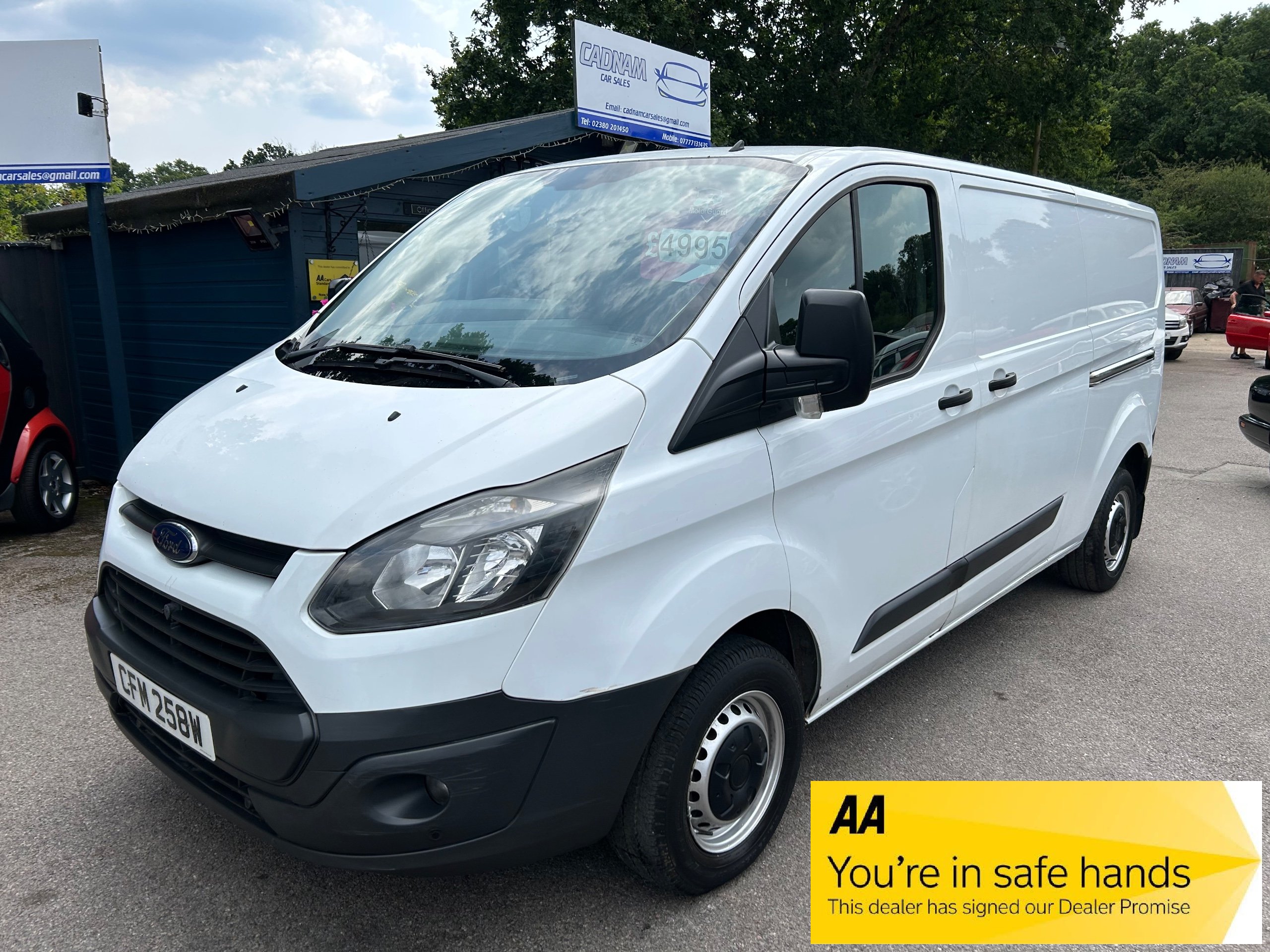 2015 FORD TRANSIT CUSTOM for sale