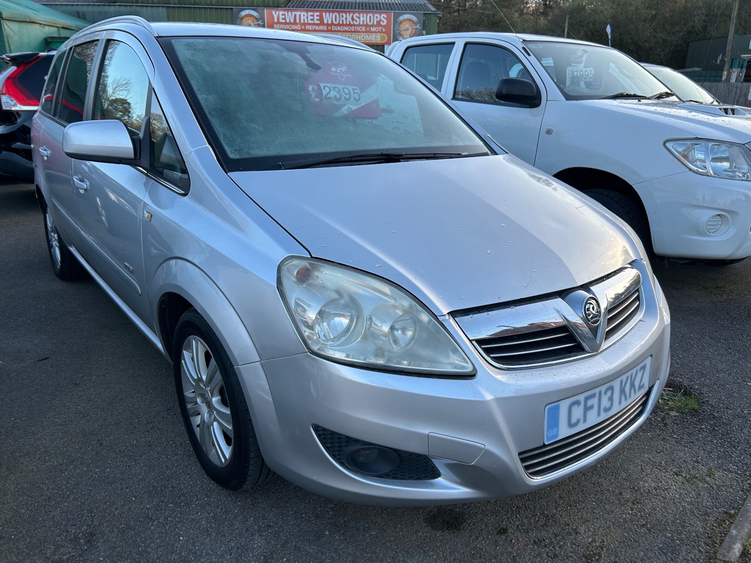 2013 VAUXHALL ZAFIRA for sale