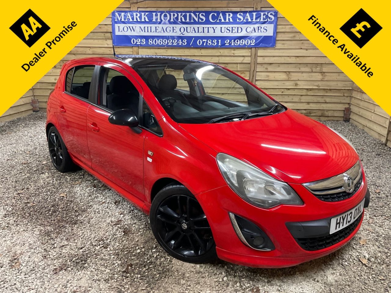 2013 VAUXHALL CORSA for sale