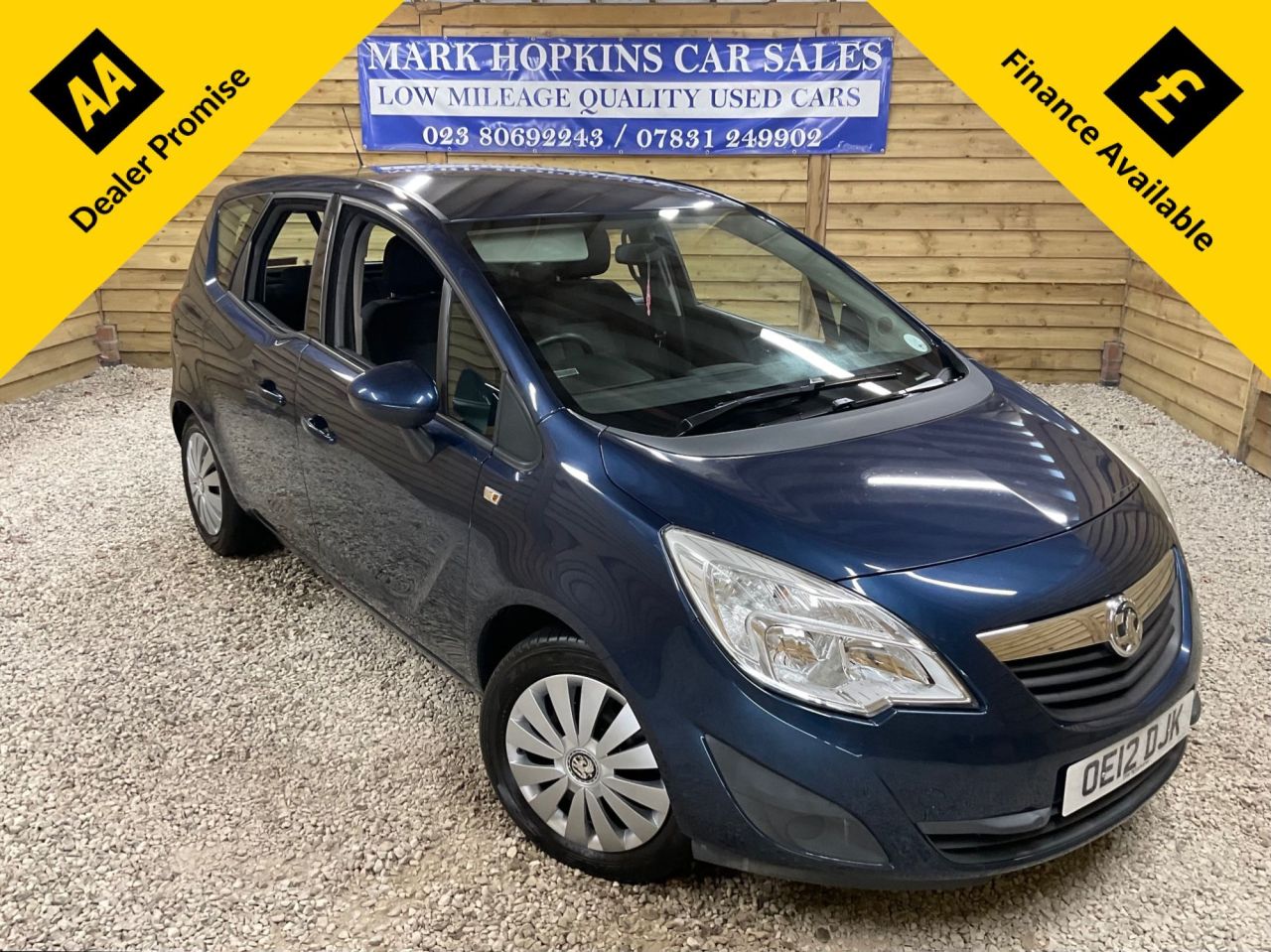 2012 VAUXHALL MERIVA for sale