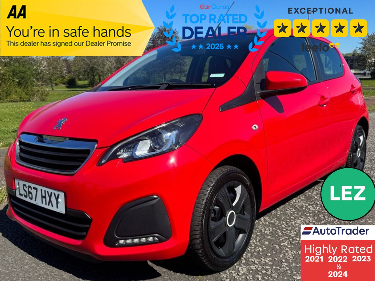 2017 PEUGEOT 108 for sale