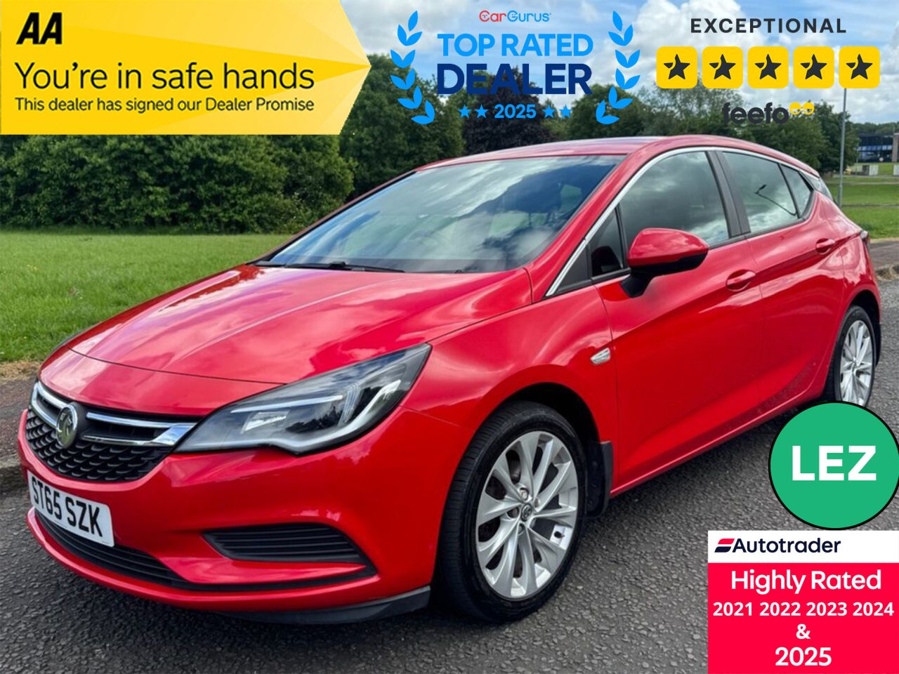 2015 VAUXHALL ASTRA for sale
