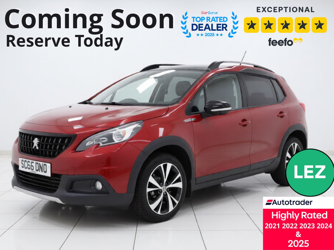 2016 PEUGEOT 2008 for sale