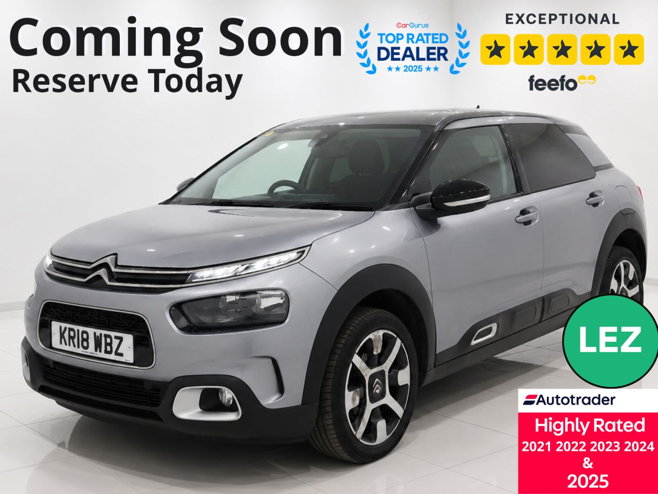 2018 CITROEN C4 CACTUS for sale