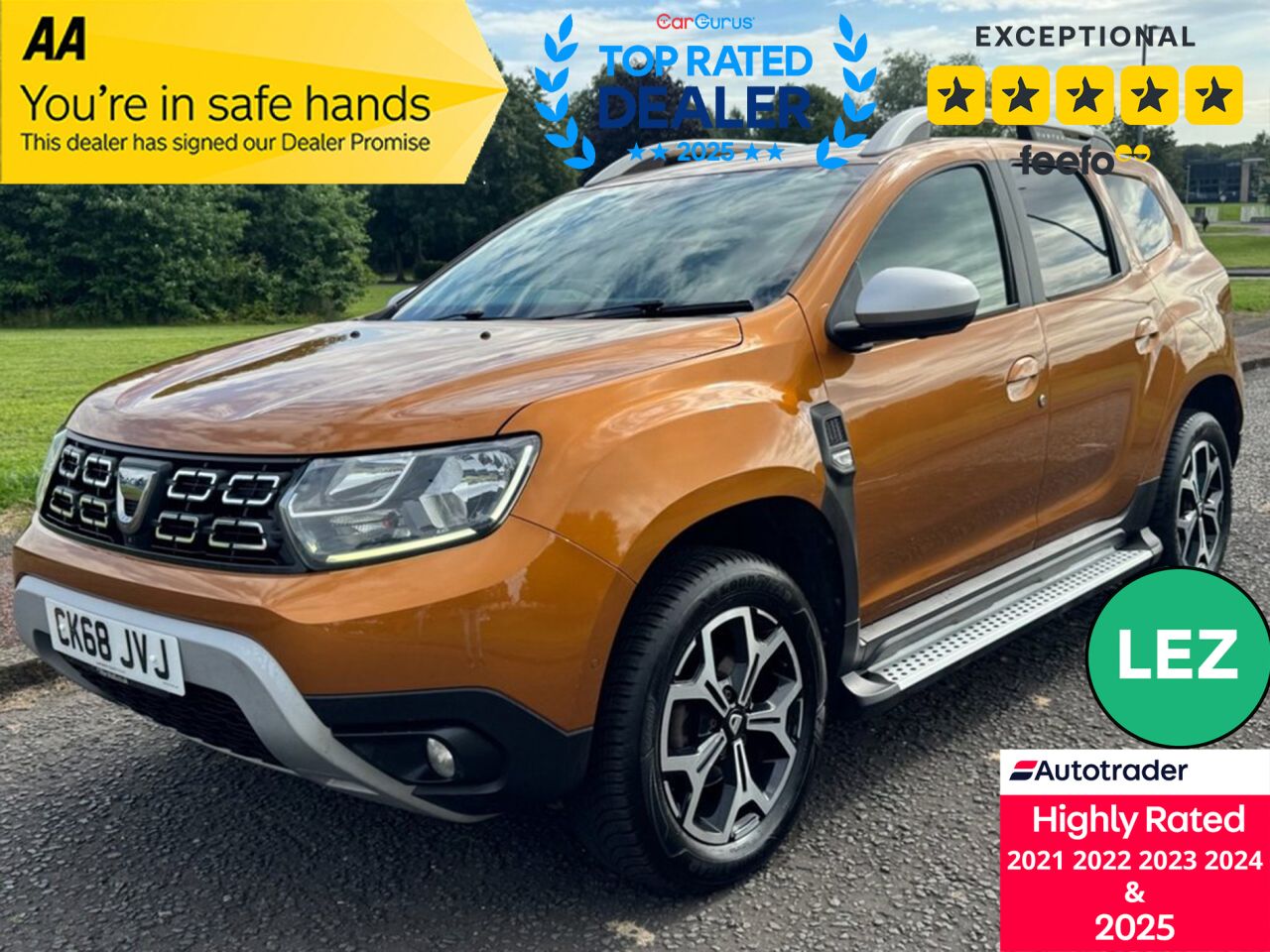 2018 DACIA DUSTER for sale