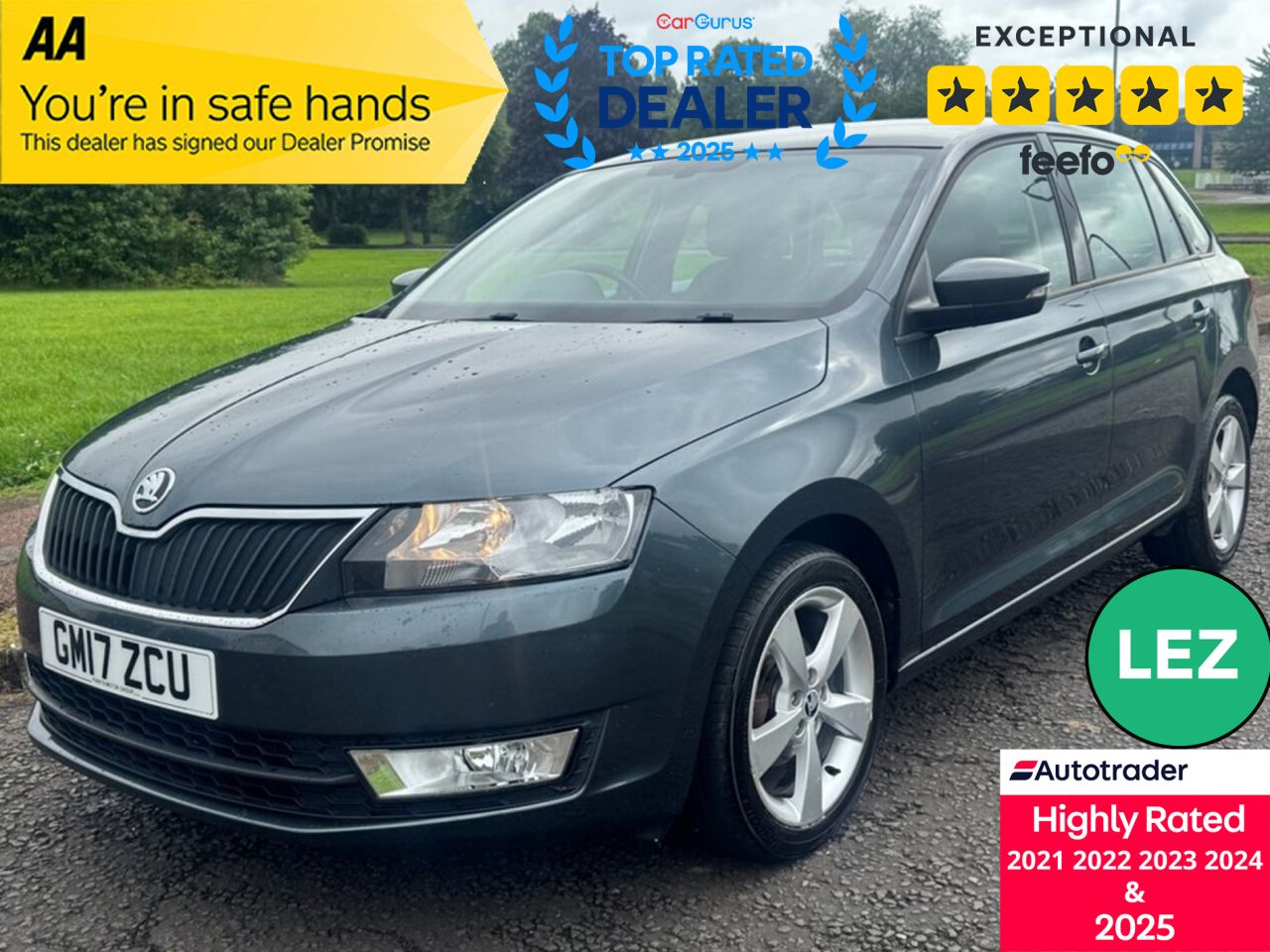 2017 SKODA RAPID SPACEBACK for sale