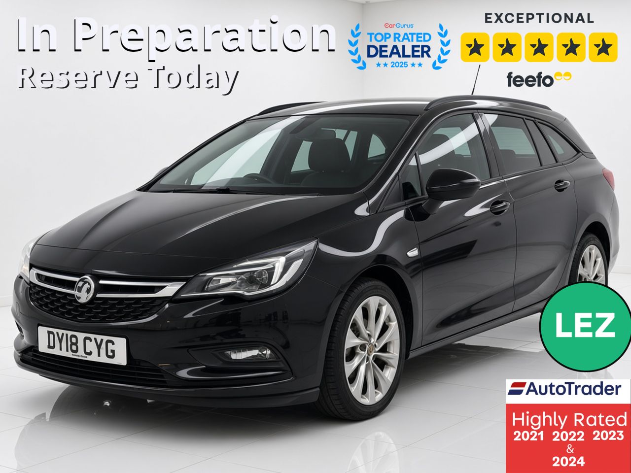 2018 VAUXHALL ASTRA for sale