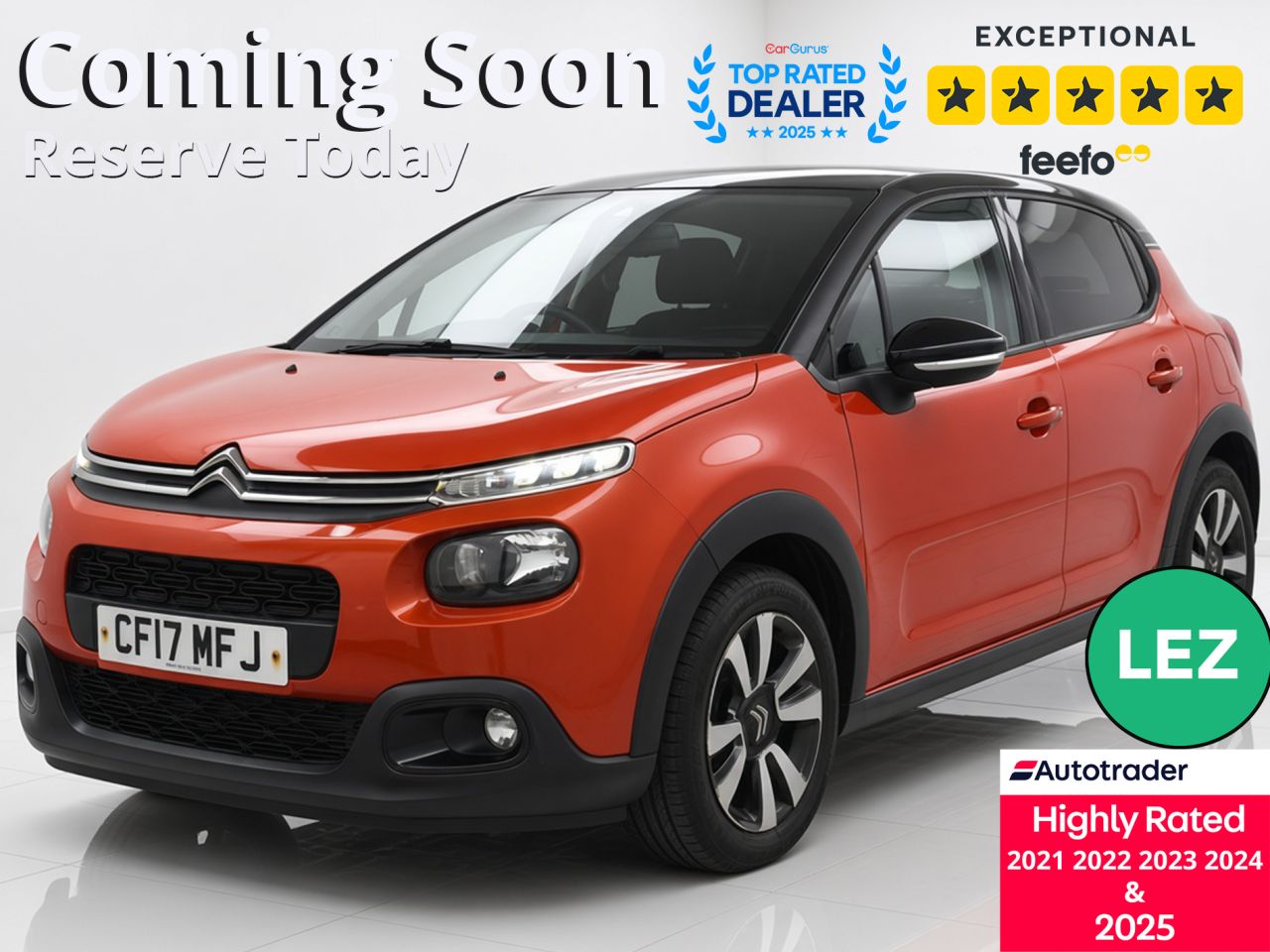 2017 CITROEN C3 for sale