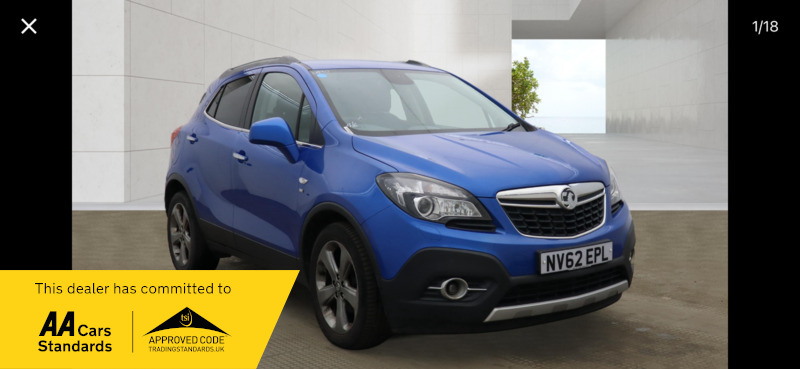 2012 VAUXHALL MOKKA for sale
