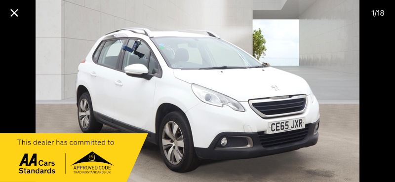 2015 PEUGEOT 2008 for sale