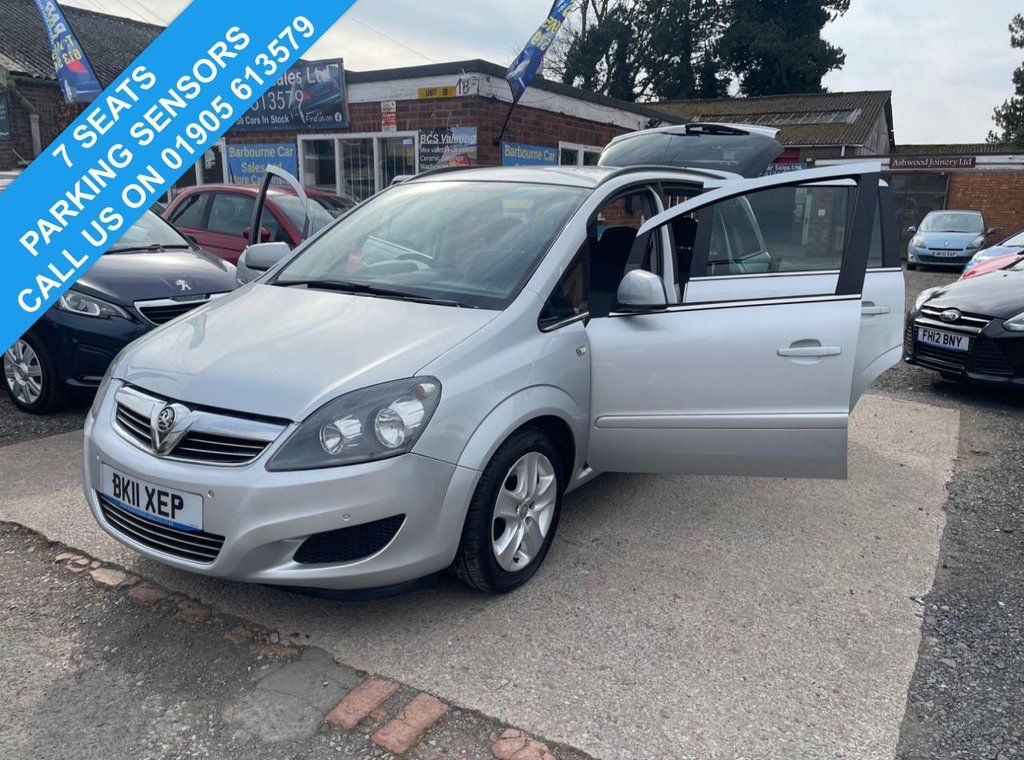 2011 VAUXHALL ZAFIRA for sale