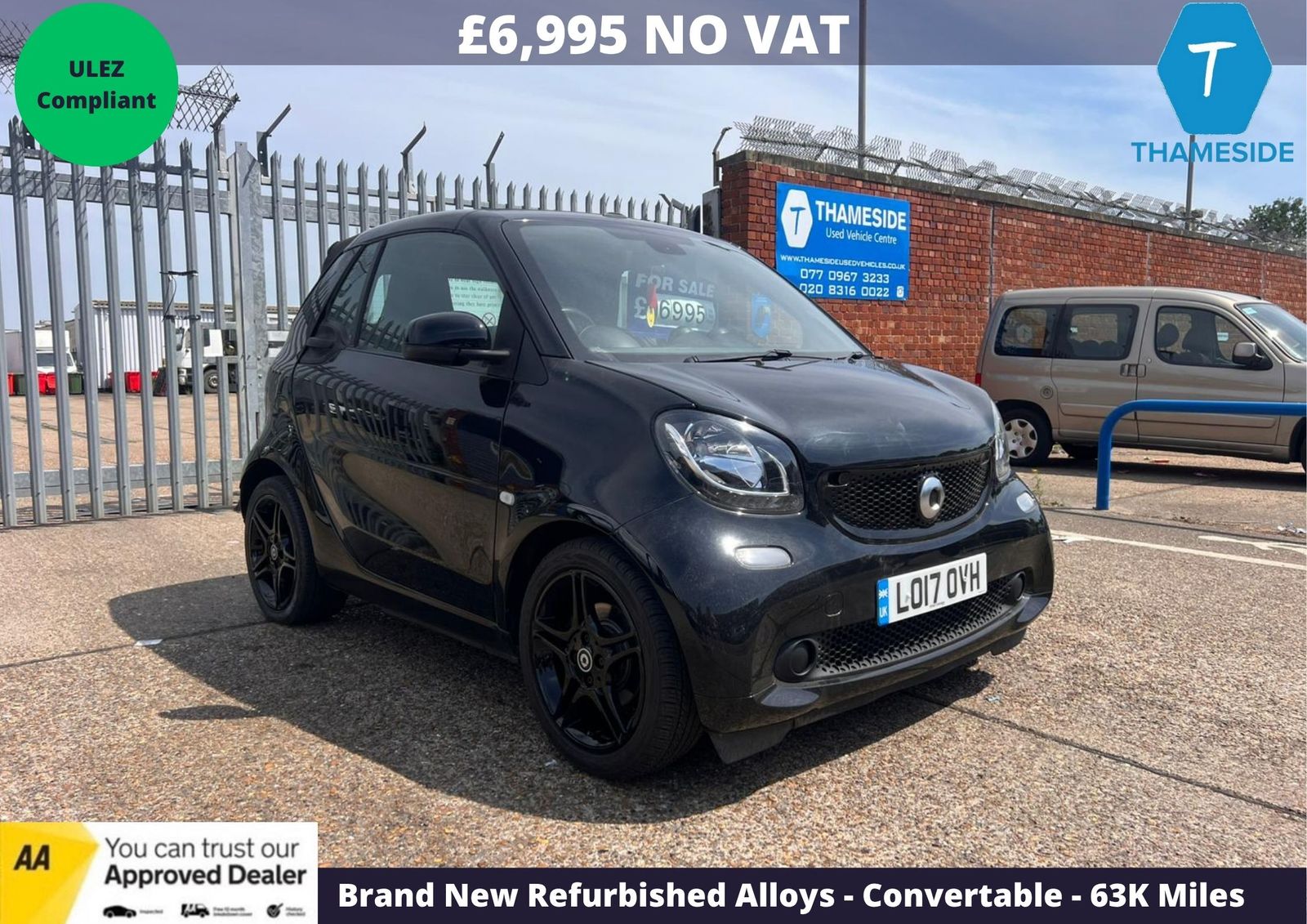2017 SMART FORTWO for sale