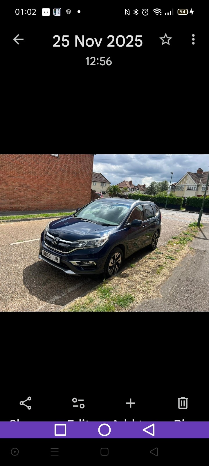 2015 HONDA CR-V for sale