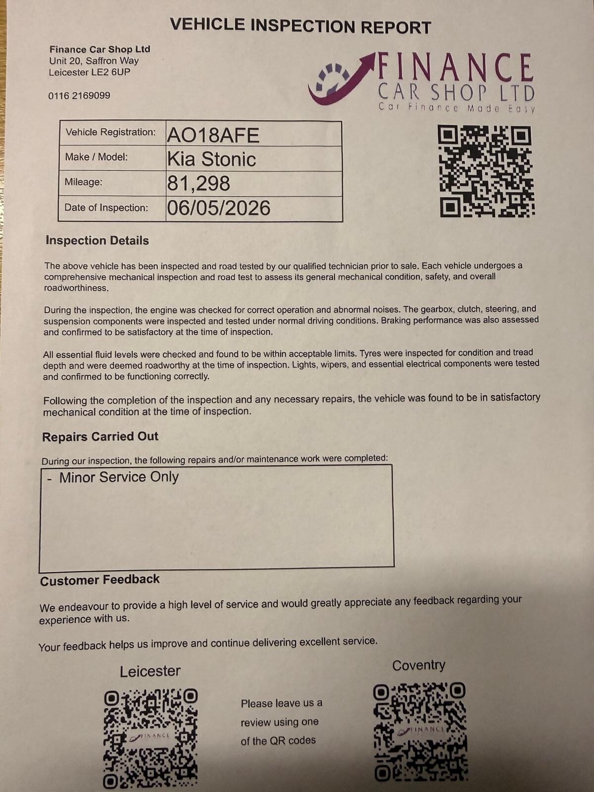 2018 KIA STONIC for sale