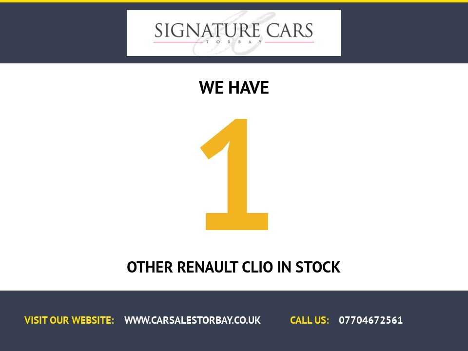 2016 RENAULT CLIO for sale