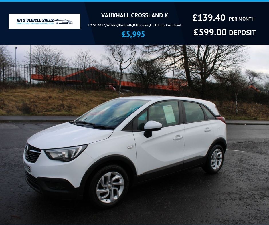 2017 VAUXHALL CROSSLAND X for sale