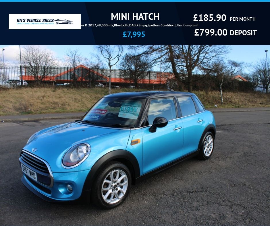 2017 MINI HATCH for sale