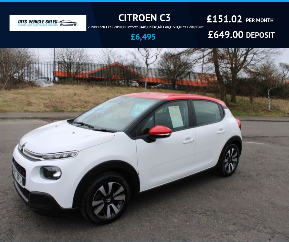 2018 CITROEN C3 for sale