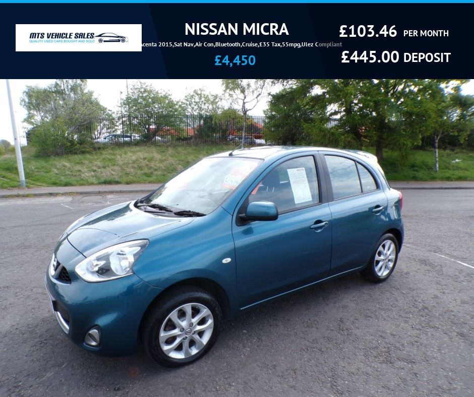 2015 NISSAN MICRA for sale