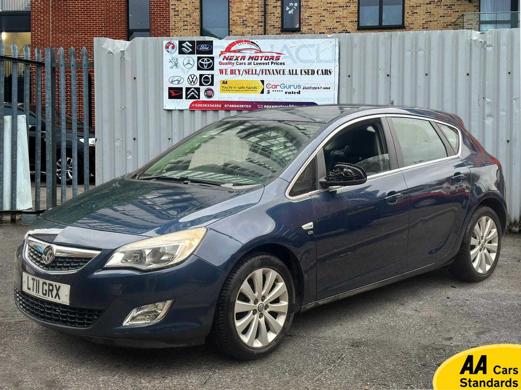 2011 VAUXHALL ASTRA for sale